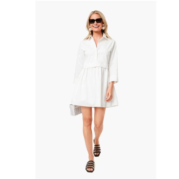 Pomander Place Dresses & Skirts - Pomander Place White Ella Classic Everyday Collared Shirt Dress Size XL